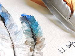 feathers feather painting watercolor yard paint watercolour watercolors creative yep loving trend while ve been why elise engh studios