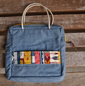 Wild and Free Mosaic Bag by Heidi Staples of Fabric Mutt