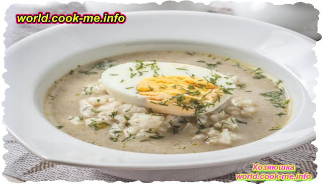 Ароматный рисовый суп с яйцом и сыром Ароматный рисовый суп с яйцом и сыром