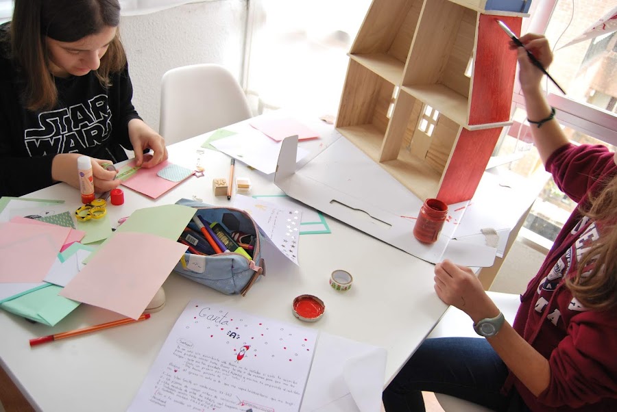 casitas de navidad estilo nórdico diy