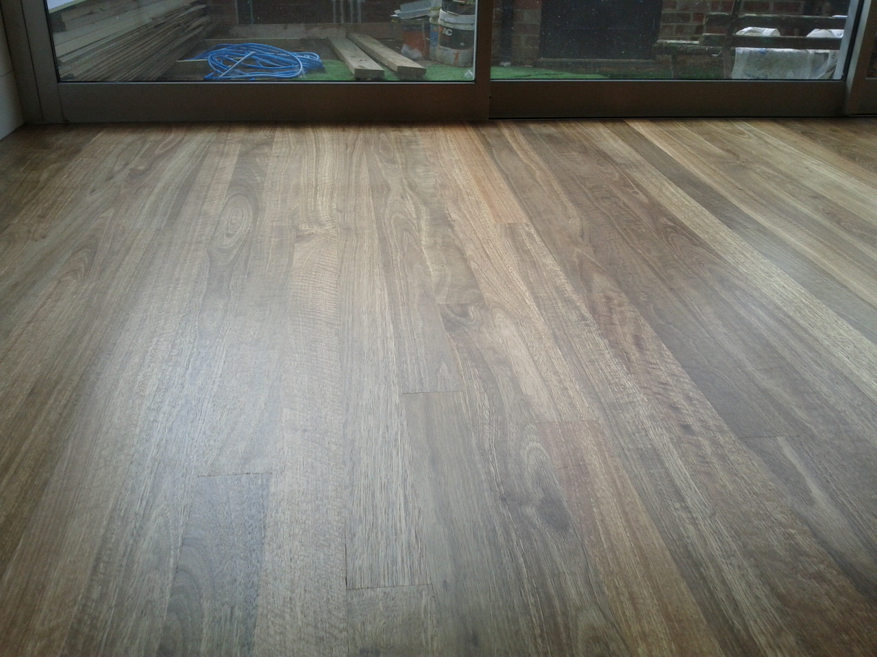 House Reno 2013 24 October. Floorboards polished