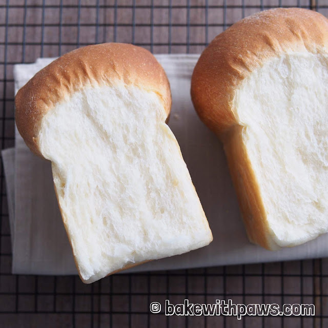 Shokupan Japanese Soft White Bread (Yudane Method)