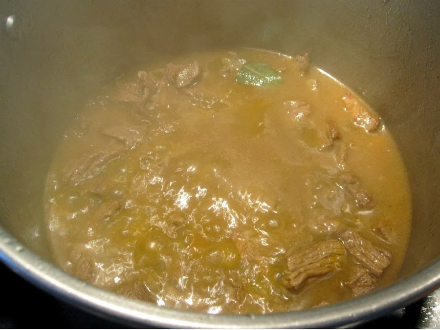 Se añade agua caliente