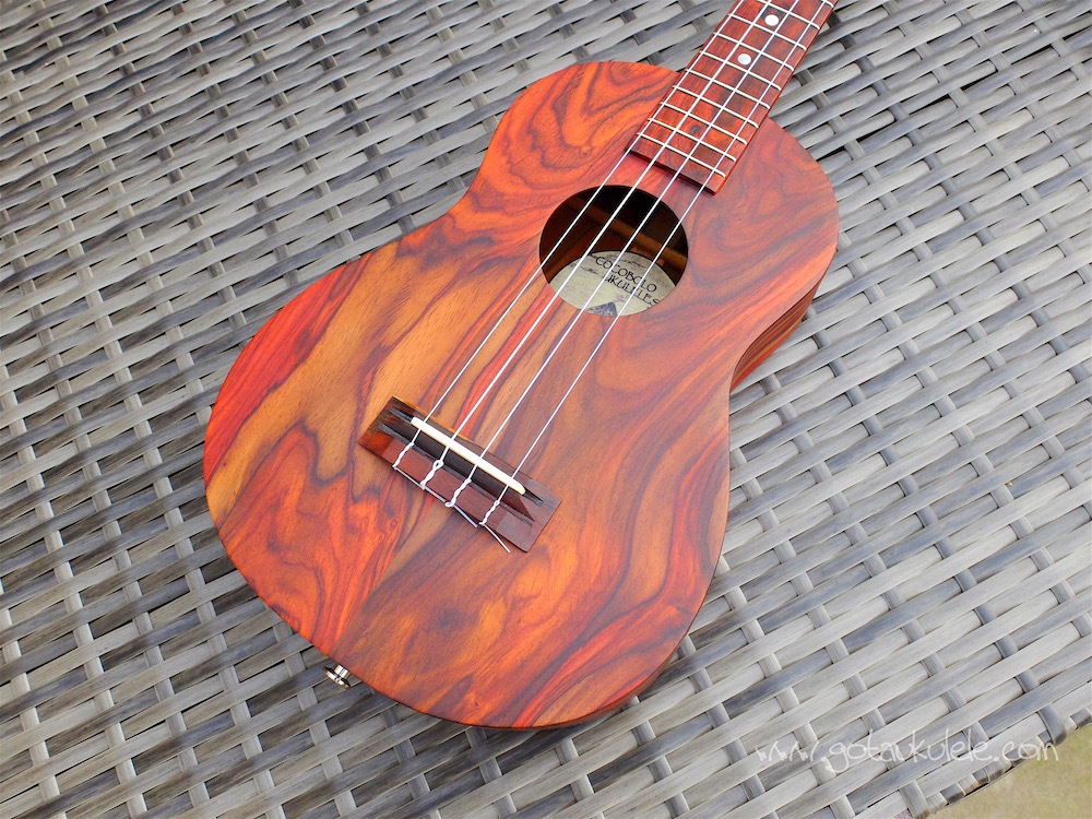 GOT A UKULELE - Ukulele reviews and beginners tips: Cocobolo Tenor Ukulele -