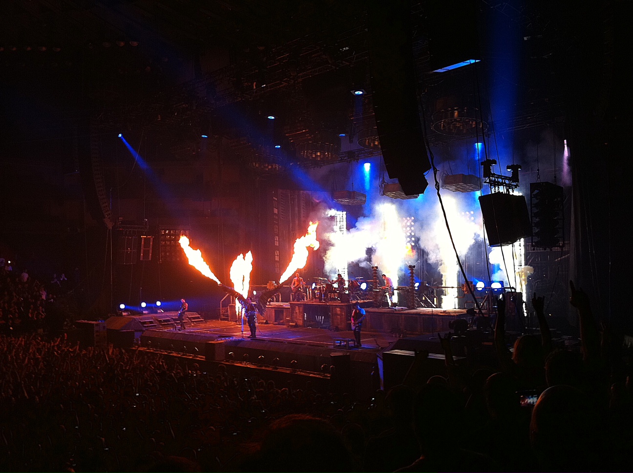 Rammstein Fire Masks