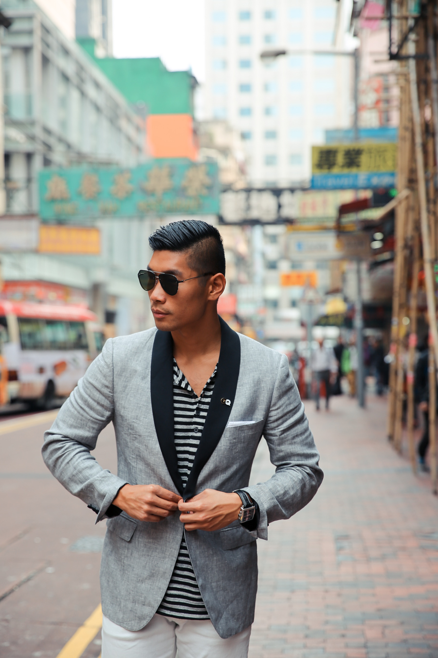 Leo Chan, Levitate Style, menswear, Hong Kong, Casual Tuxedo