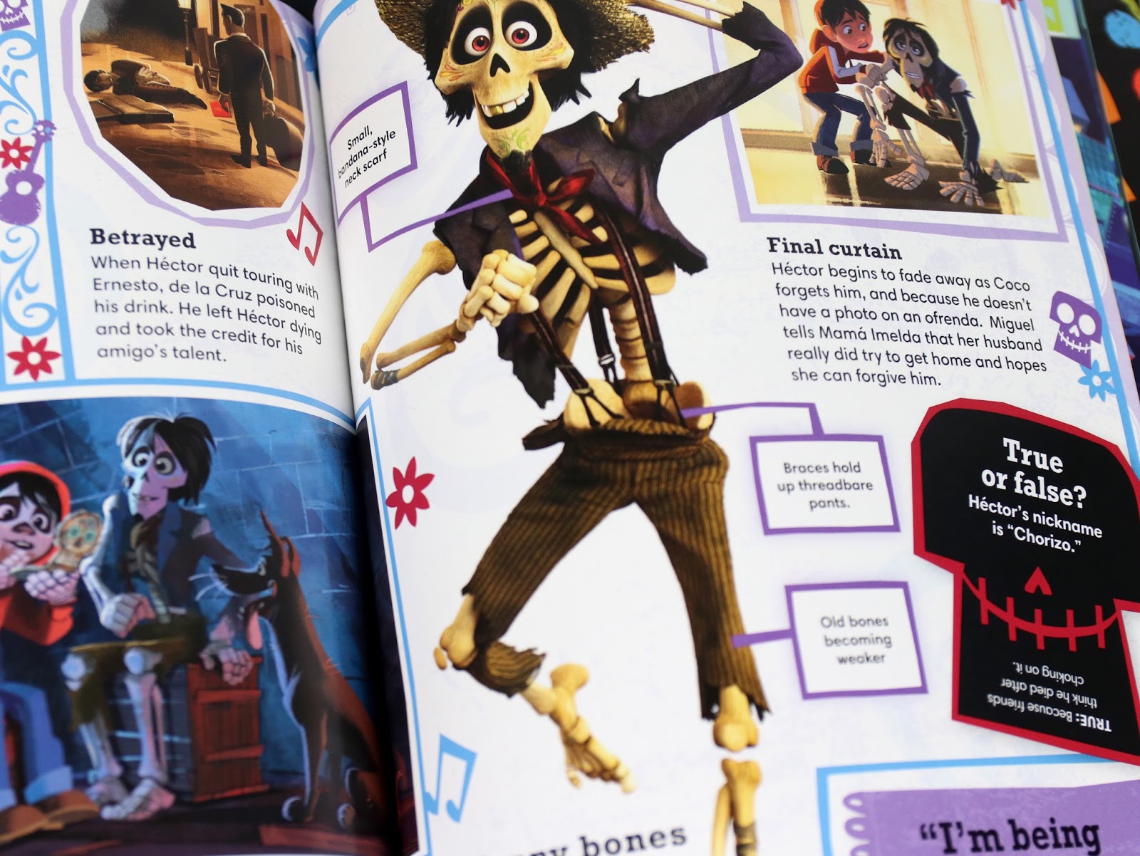 look inside the pixar coco essential guide book 