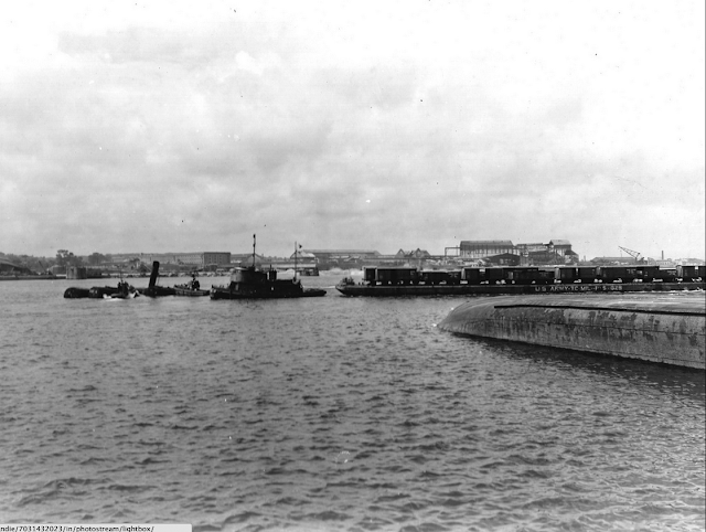 Port De Cherbourg 1944 Maîtres du Vent - MDV: Le train-train du port de Cherbourg après le