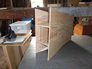 New Folded Bass Horn - Looking Into Horn Throat New Folded Bass Horn - Looking Into Horn Throat