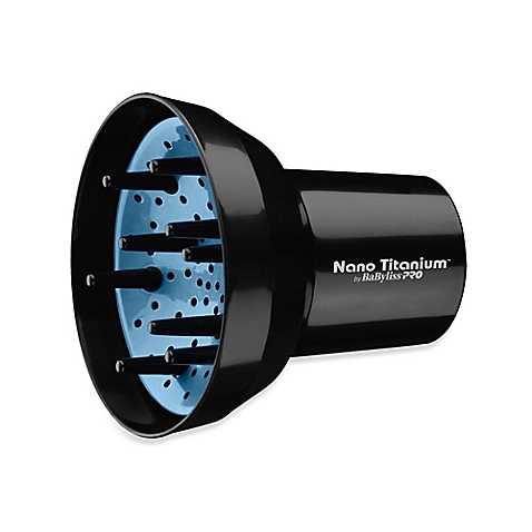 Click here to buy BaBylissPRO Nano Titanium Universal Finger Diffuser which is one of the BEST diffusers for Curly/Natural hair! Hair Diffuser for curly, coily and kinky hair is important. Your hair dryer needs the right diffuser to keep hair frizz free, healthy and gorgeous!