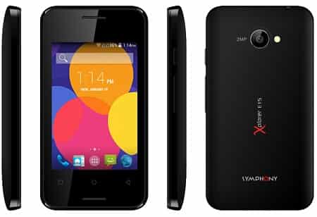 Symphony E15 Symphony Xplorer E15 Smartphone