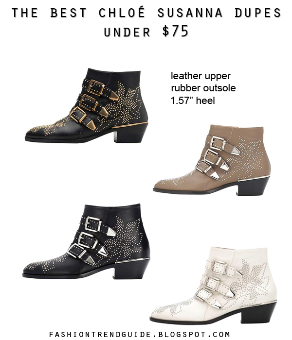 Fashion Trend Guide: The Look for Less - Chloé Susanna Boot Dupes