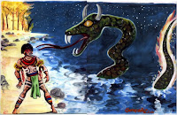 Monster Monday on Galaxy Graves dot Com Boitata, Mythology, Snake Monster, Demons, Myths, Brazil, Monsters, Monster