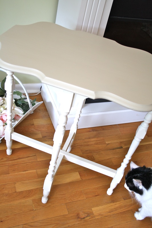 The Polka Dot Closet Stenciled Table