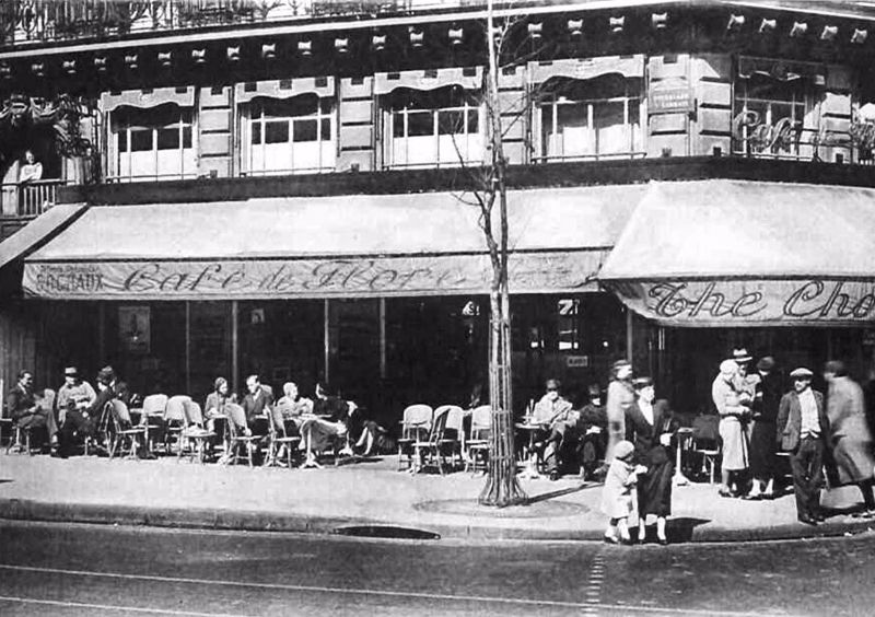 20 Fascinating Vintage Photos Of The Caf De Flore One Of The Oldest 