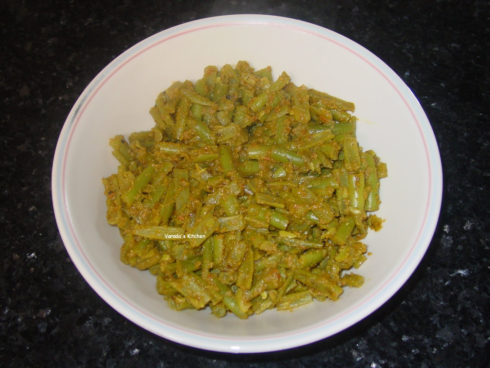 Curried green beans