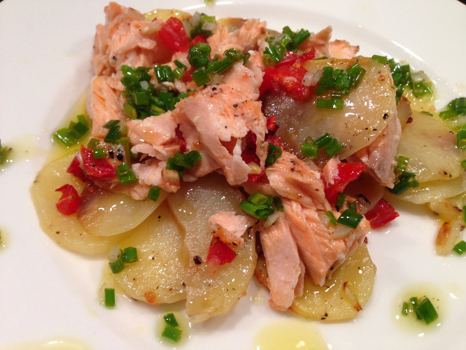 Kochen ist kein Hexenwerk: Ofen-Lachs mit Schnittlauch Vinaigrette