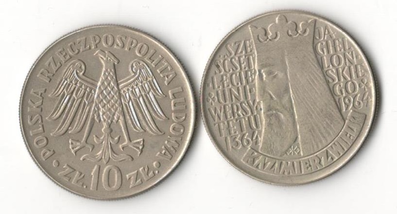 POLAND 10 ZLOTY 1964 Numizmatikagal worldcoins poland-10-zloty-1964-numizmatikagal-worldcoins