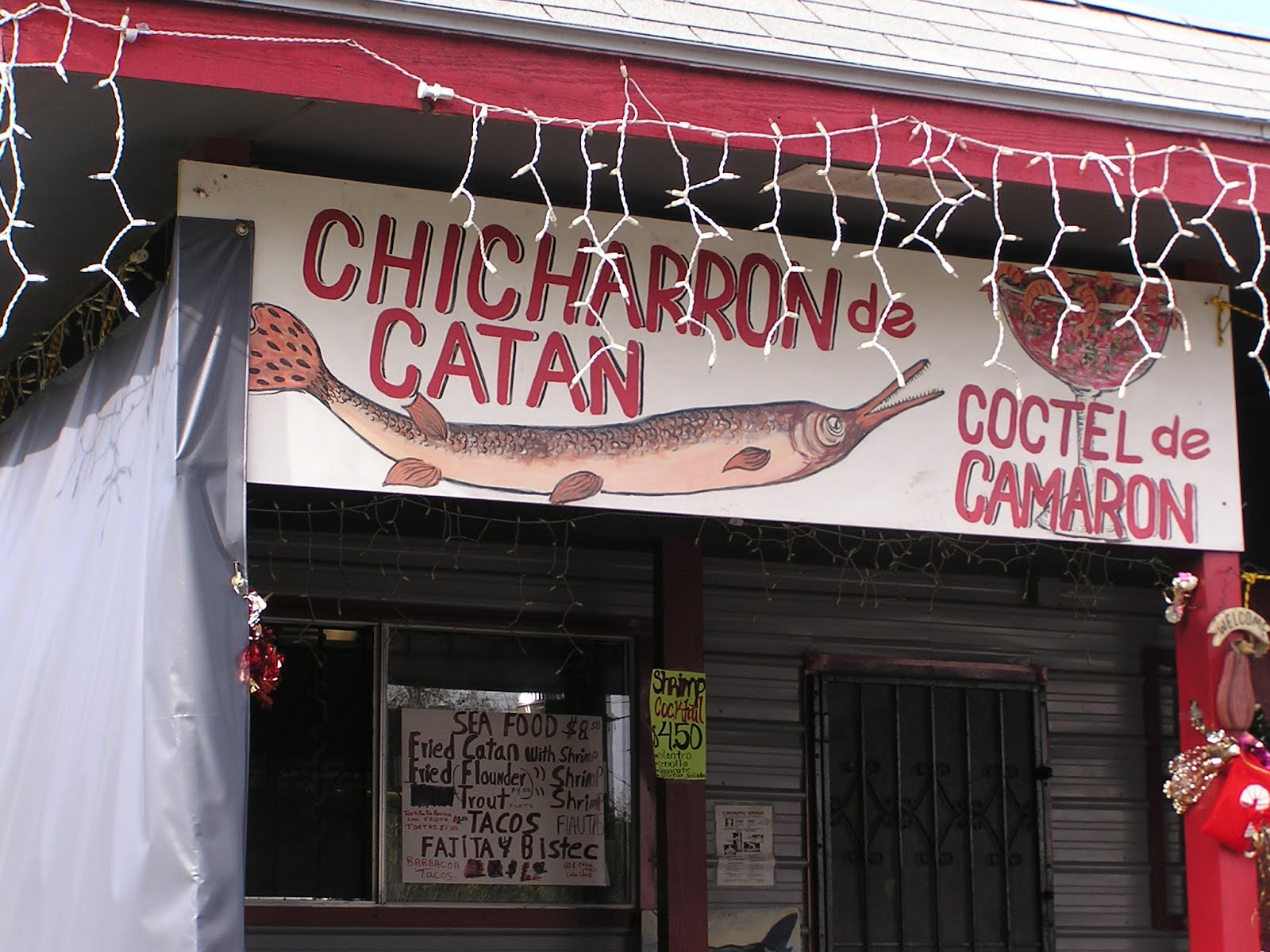 EL RRUN RRUN 'GATOR GAR TO YOU, YUMMY CATAN CHICHARRONES TO US