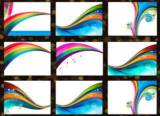 Colorful ripples for Graphics Designing free