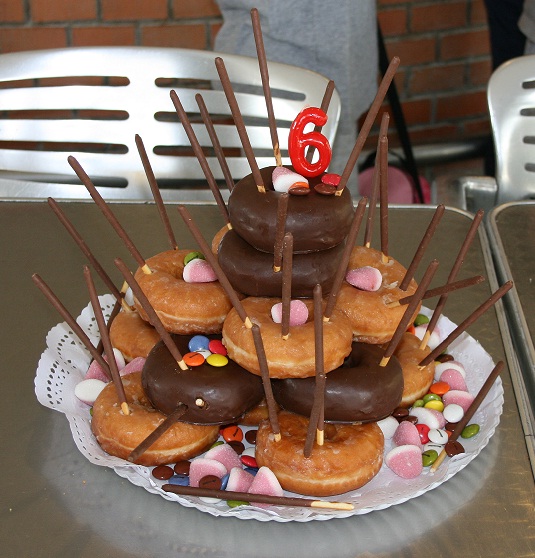 Tarta de Donuts - El Blog de Chechus