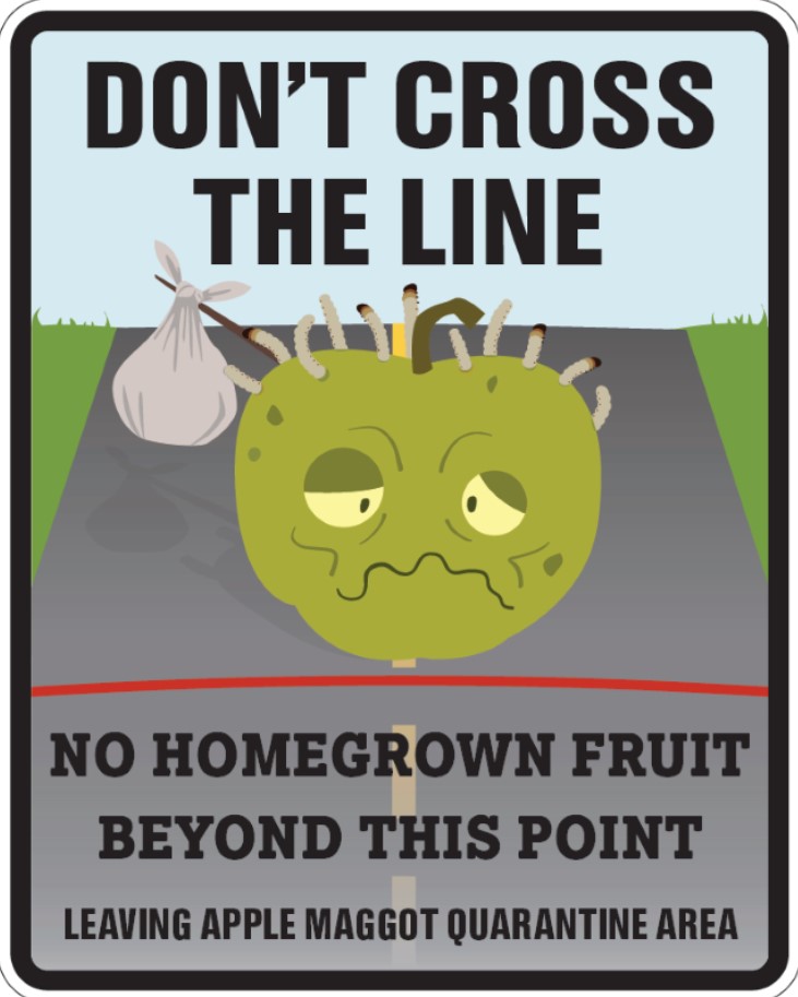 WSDA AgBriefs Don’t Cross the Line WSDA Expands Apple Maggot Quarantine