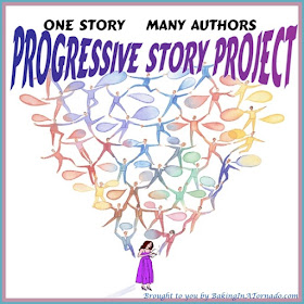 Progressive Story Project, one piece of fiction written by a group of bloggers, each contributing to but not controlling the story | Presented by www.BakingInATornado.com | #blogging #collaboration #MyGraphics