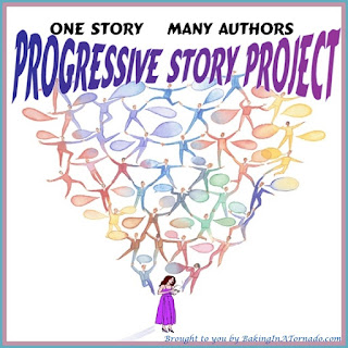 Progressive Story Project, one piece of fiction written by a group of bloggers, each contributing to but not controlling the story | Presented by www.BakingInATornado.com | #blogging #collaboration #MyGraphics