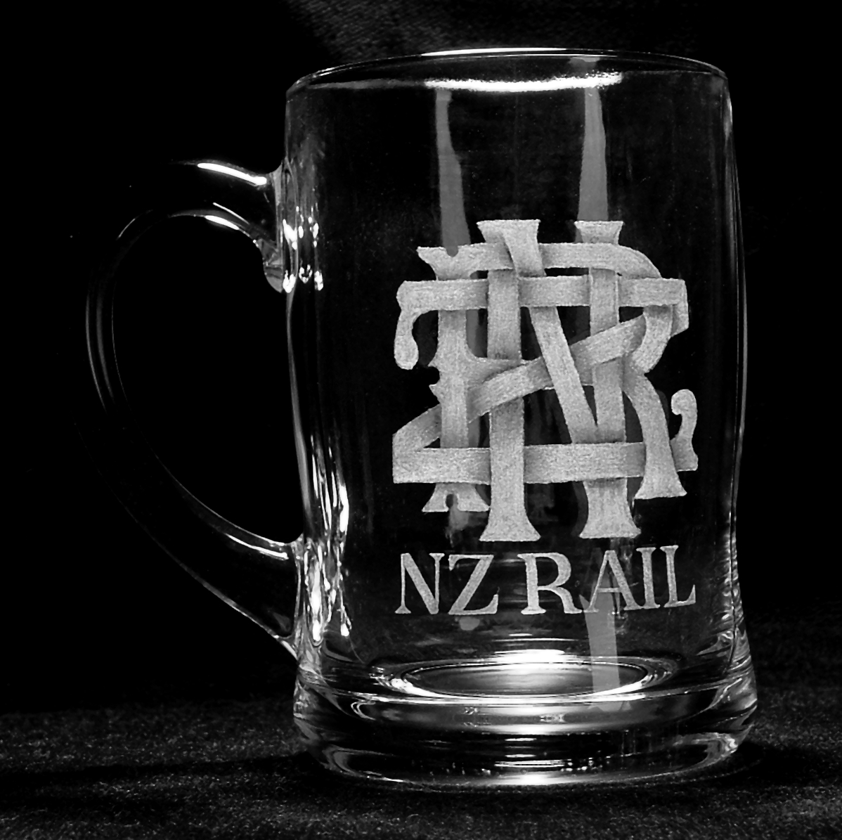 JeansArt Glass Engraving NZ Rail Beer Handle