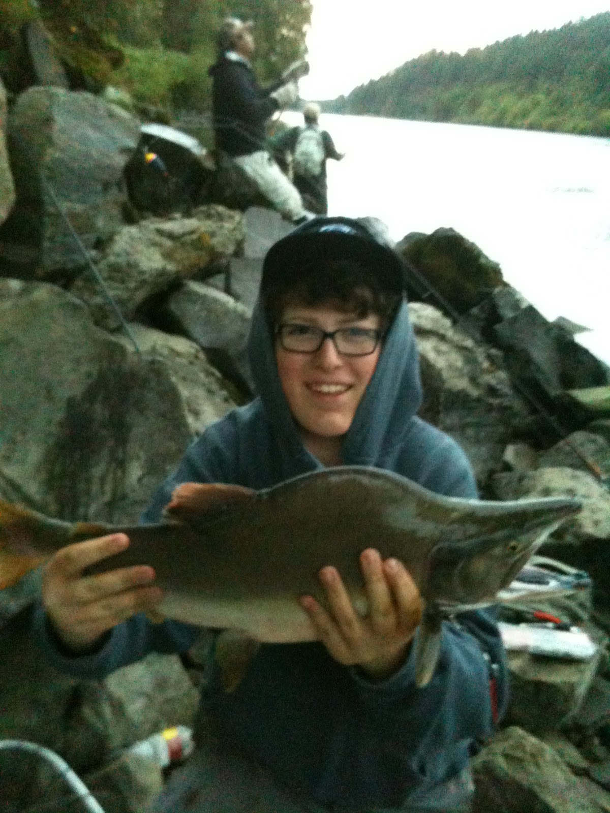 Northwest Fishing Pink Salmon fishing on the Snohomish River 92511