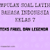Bahasa Indonesia Kelas 7 - Soal Latihan Teks Fabel dan Legenda
