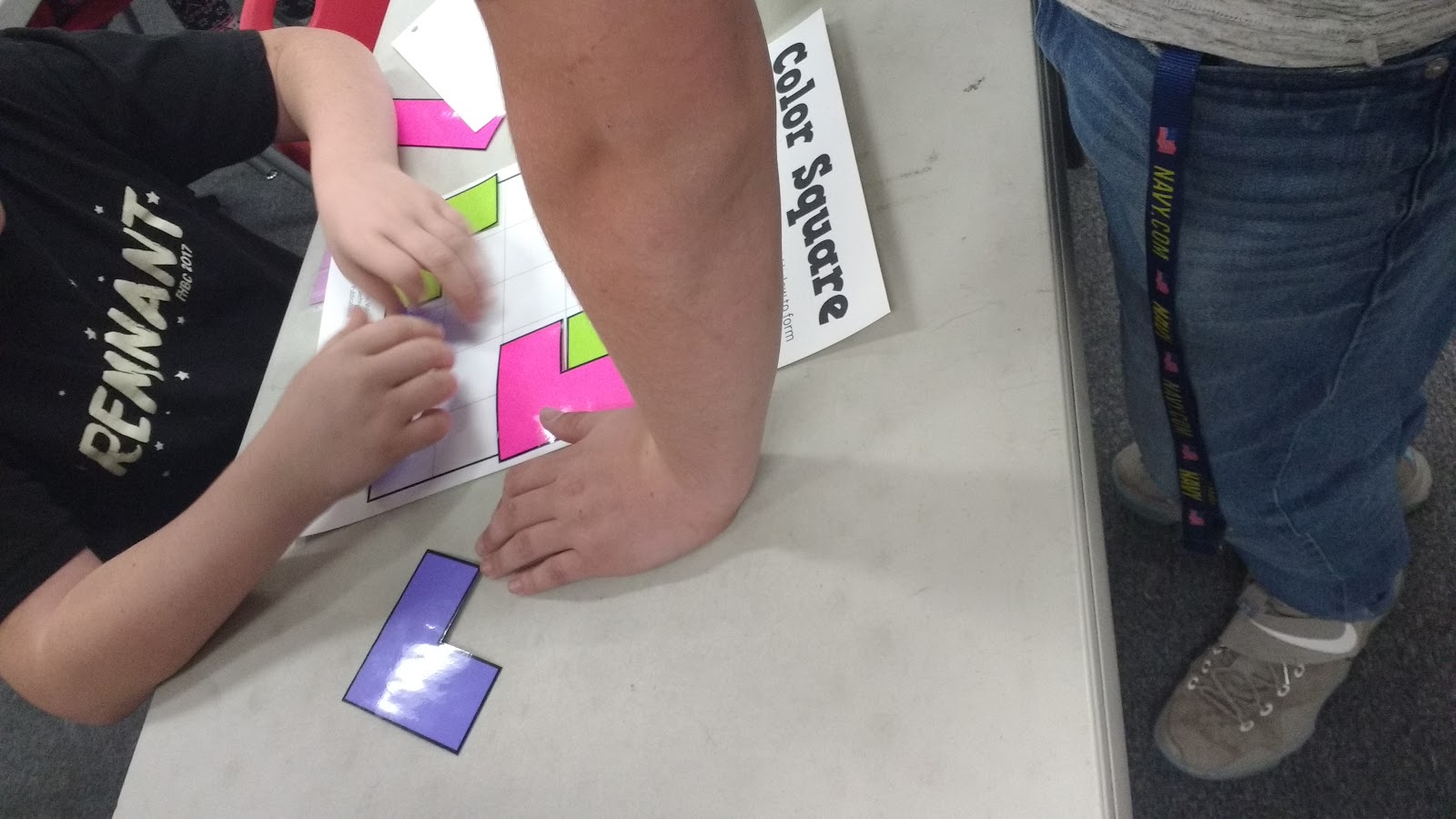 Math = Love Color Square Puzzle from Puzzle Box, Volume 1