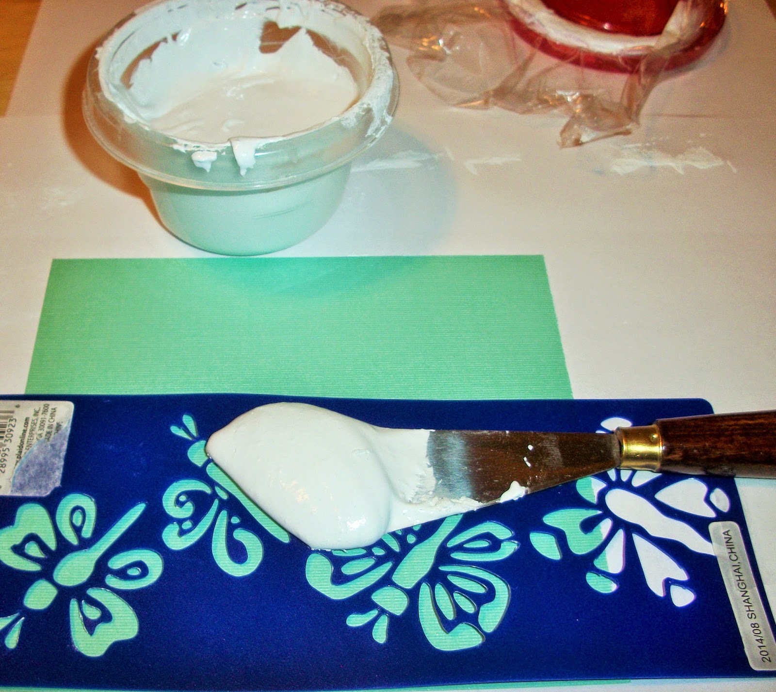 For the Love of Cardmaking Homemade Molding Paste Tutorial