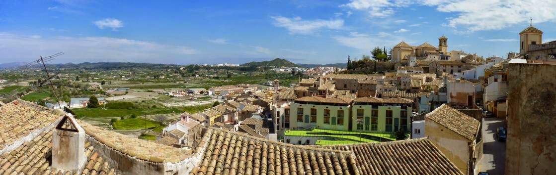 Cehegín desde la Plaza del Castillo. Cehegín desde la Plaza del Castillo.
