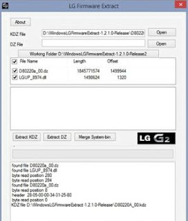 LG Firmware Extract Tool All version