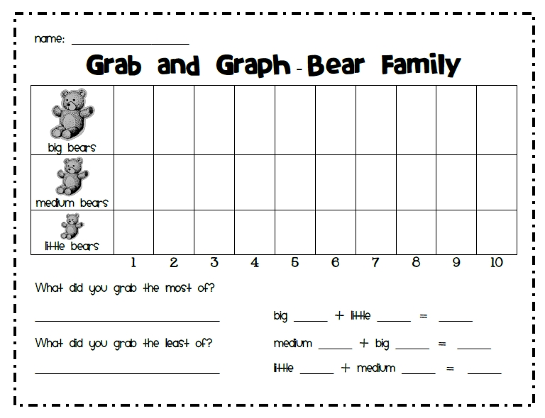 First Grade Garden: Grab and Graph {Math Freebie #3}