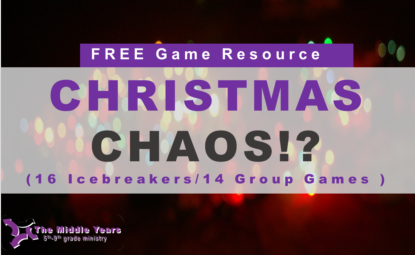 the middle years christmas chaos night 16 upfront games 14 group christmas icebreakers games
