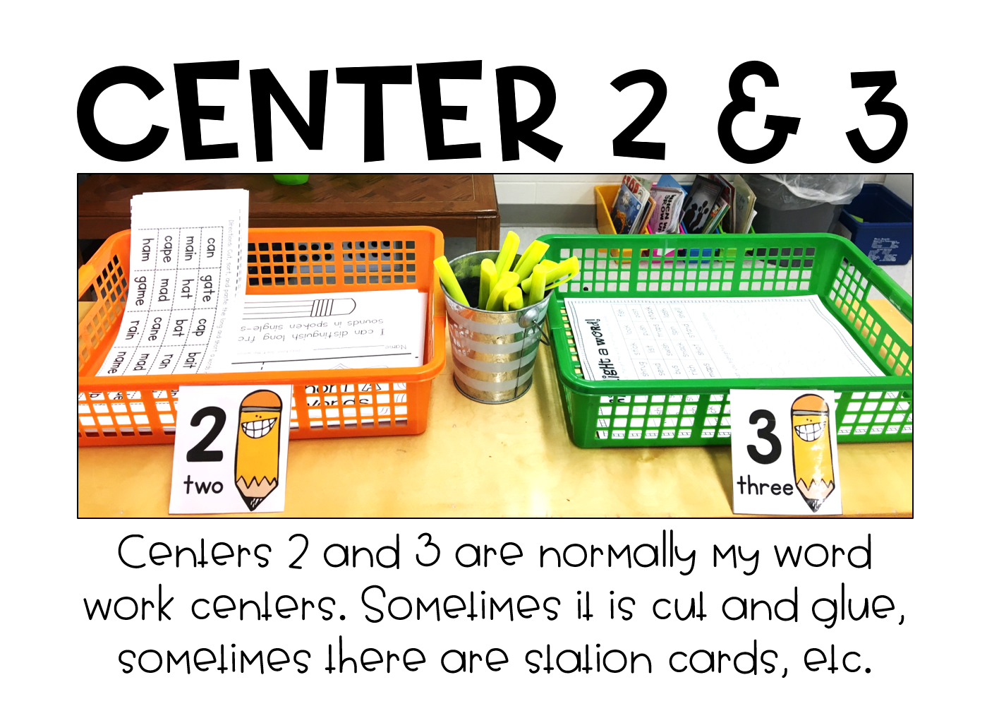 Reading Centers with a Checklist The Teacher Talk