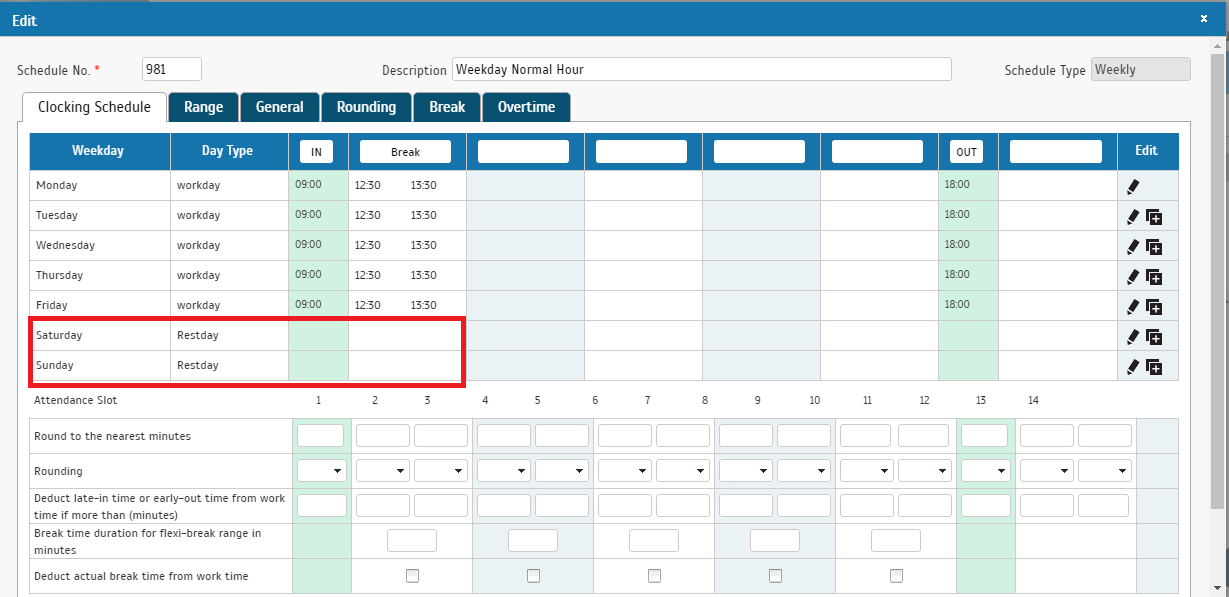 creating weekly schedule with flexible overtime on weekends create weekly schedule
