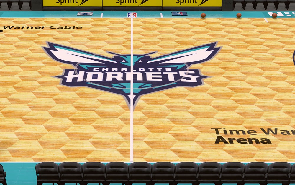 NBA 2K14 Hornets Time Warner Cable Arena Mod