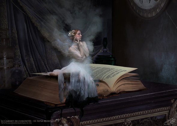 Alexandra V. Bach deviantart foto-manipulações photoshop fantasia sombria surreal mulheres beleza impressionante gótico