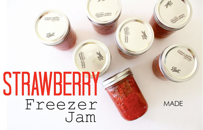 Strawberry Freezer Jam - MADE EVERYDAY