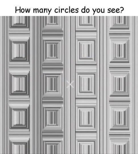 Mind-Boggling Optical Illusions-Imaginary Circles