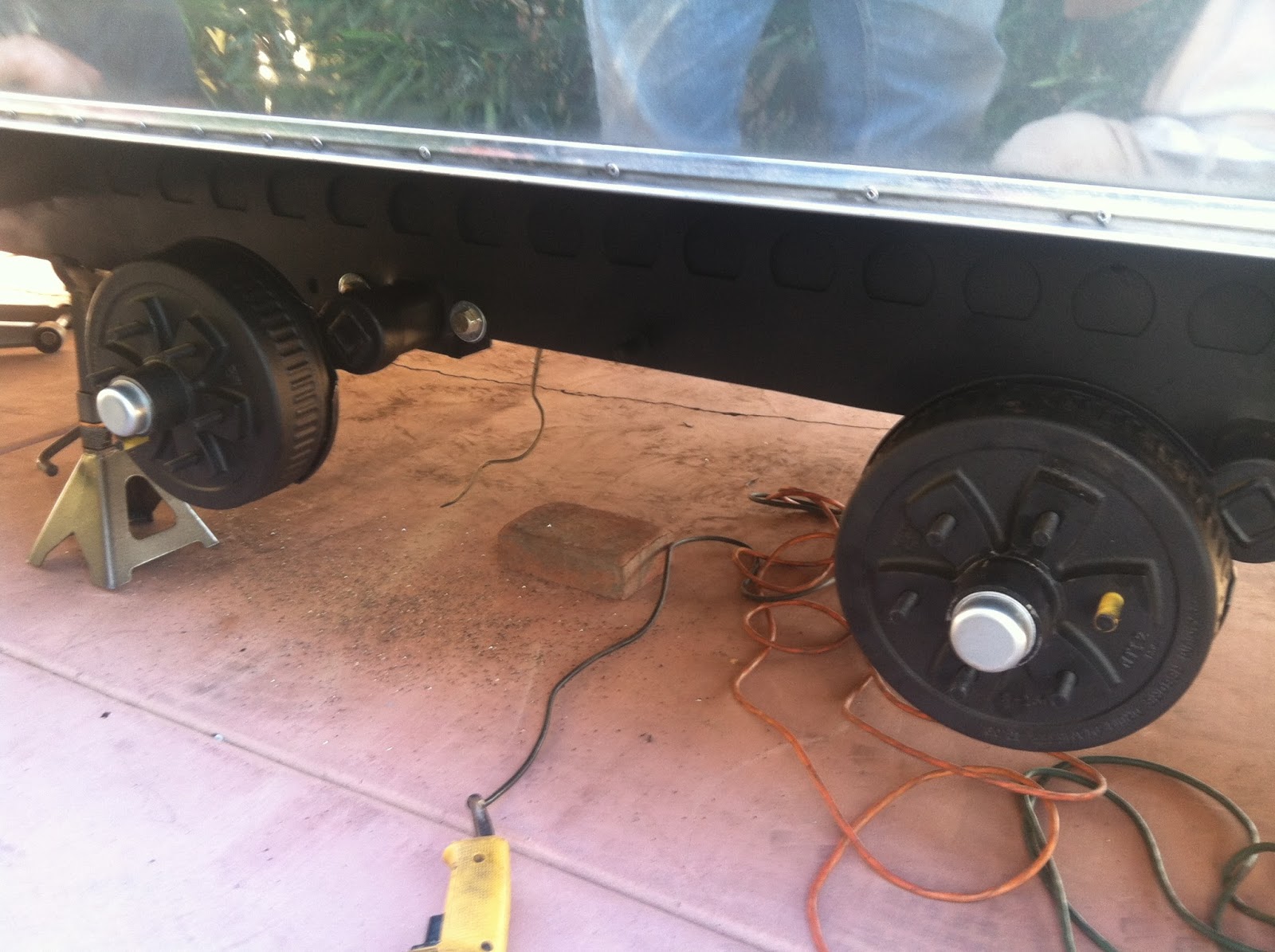 Airstream Renovation Airstream axles
