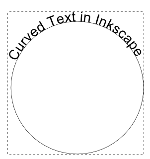 inkscape text to path circle inside inkscape text to path circle inside