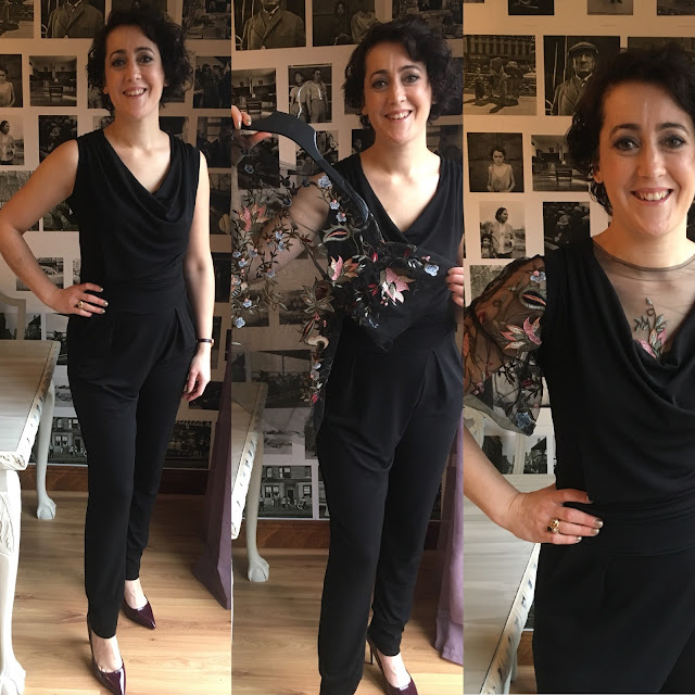 Lainey-Style-Black-Jumpsuit-Sheer-Embroidered-Top-Zara