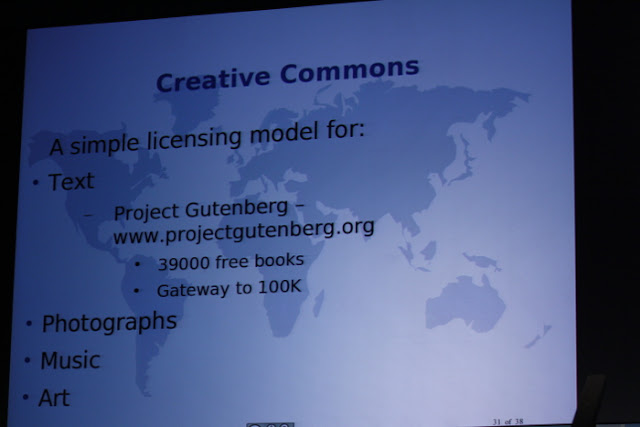 Slide presentación de Creative Commons