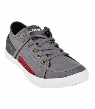 Airwalk Lane Low Sneakers - Grey/Red