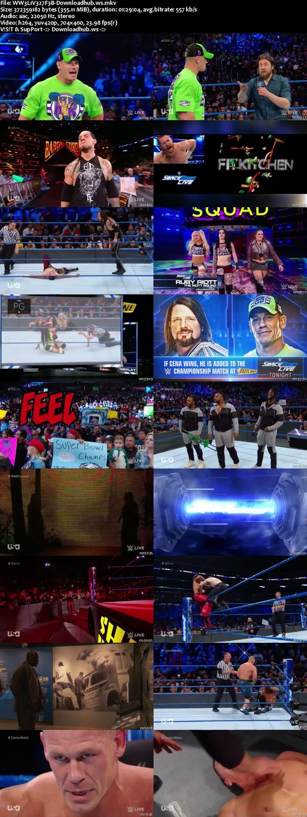 WWE Smackdown Live 27 February 2018 480p HDTV Download