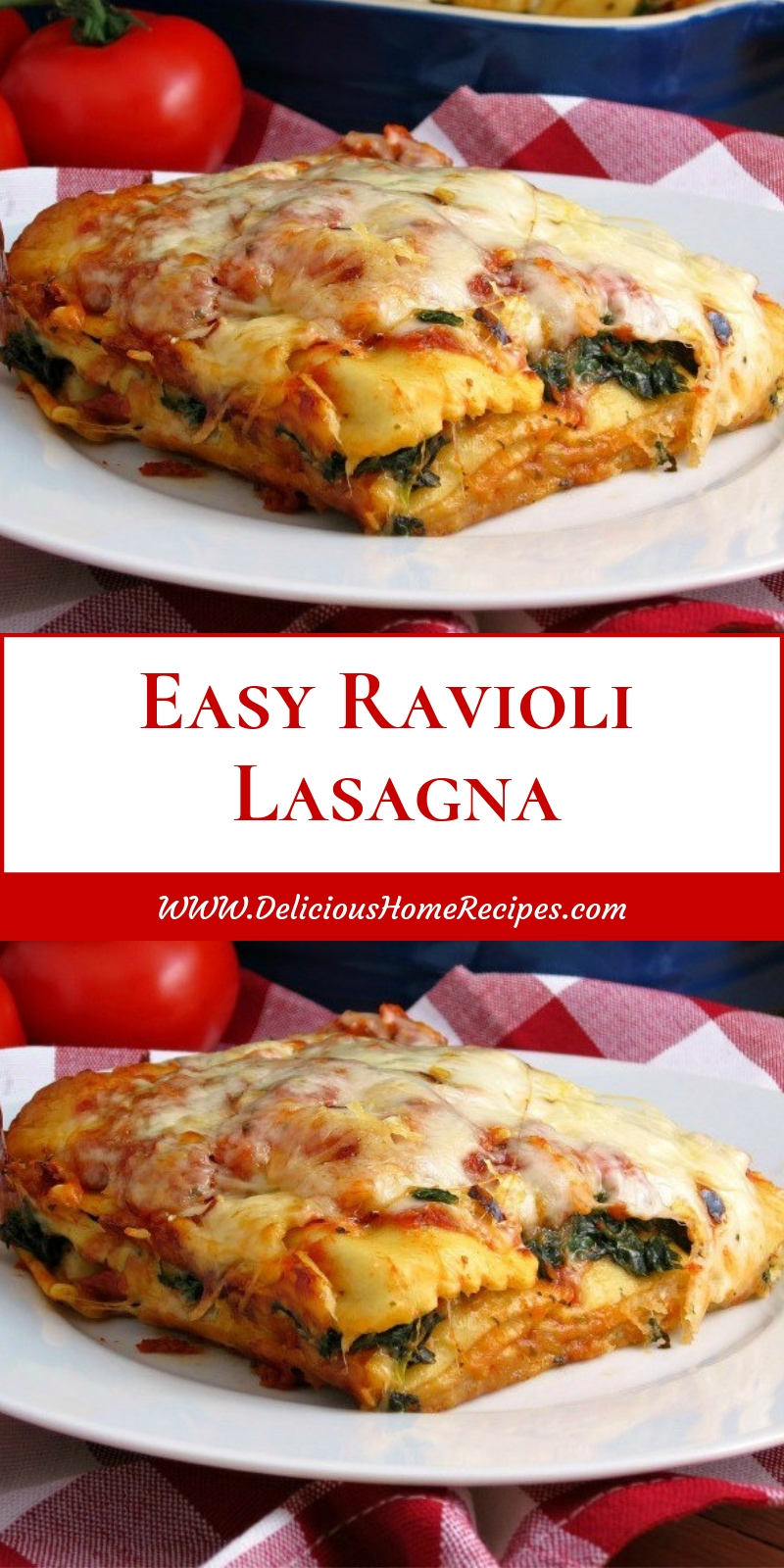 Easy Ravioli Lasagna Easy Ravioli Lasagna